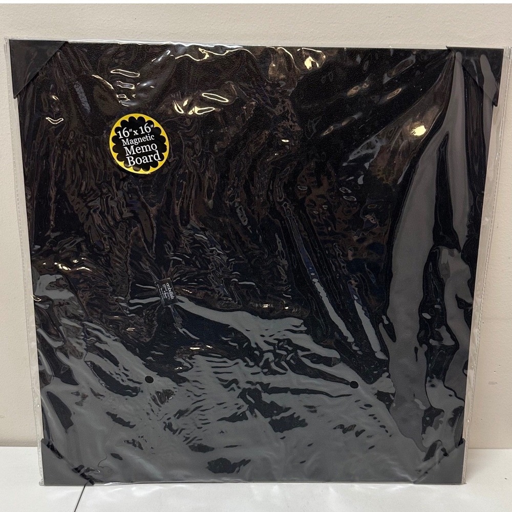 Demdaco Embellish Your Story Black Magnetic Memo Board 16x16 Roeda 101101 NEW